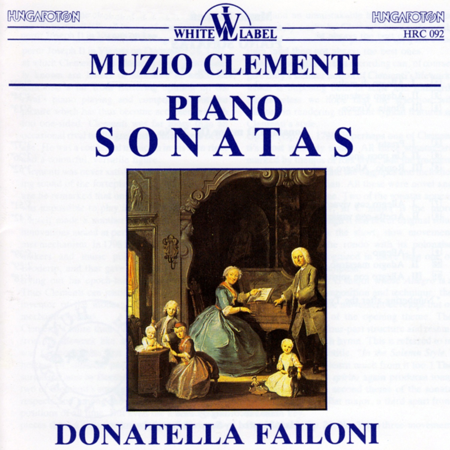 M. Clementi: Piano Sonatas album cover