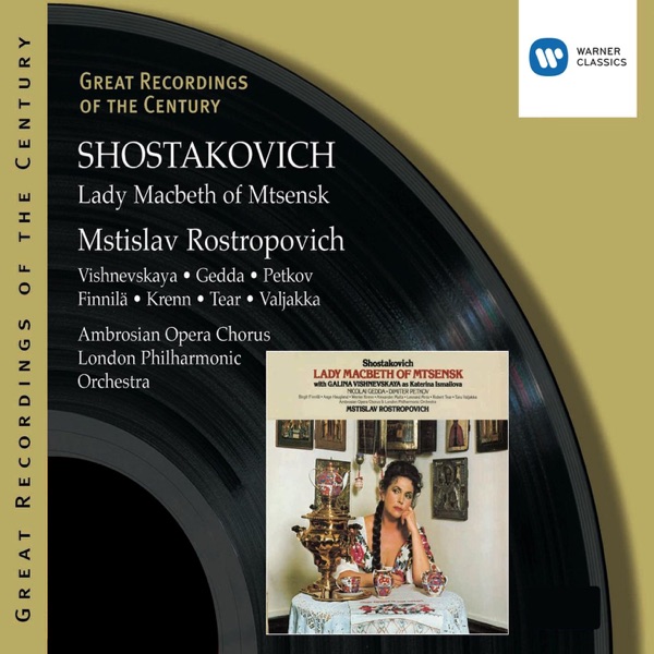 Shostakovich:Lady Macbeth of Mtsensk/Mstislav Rostropovich album cover