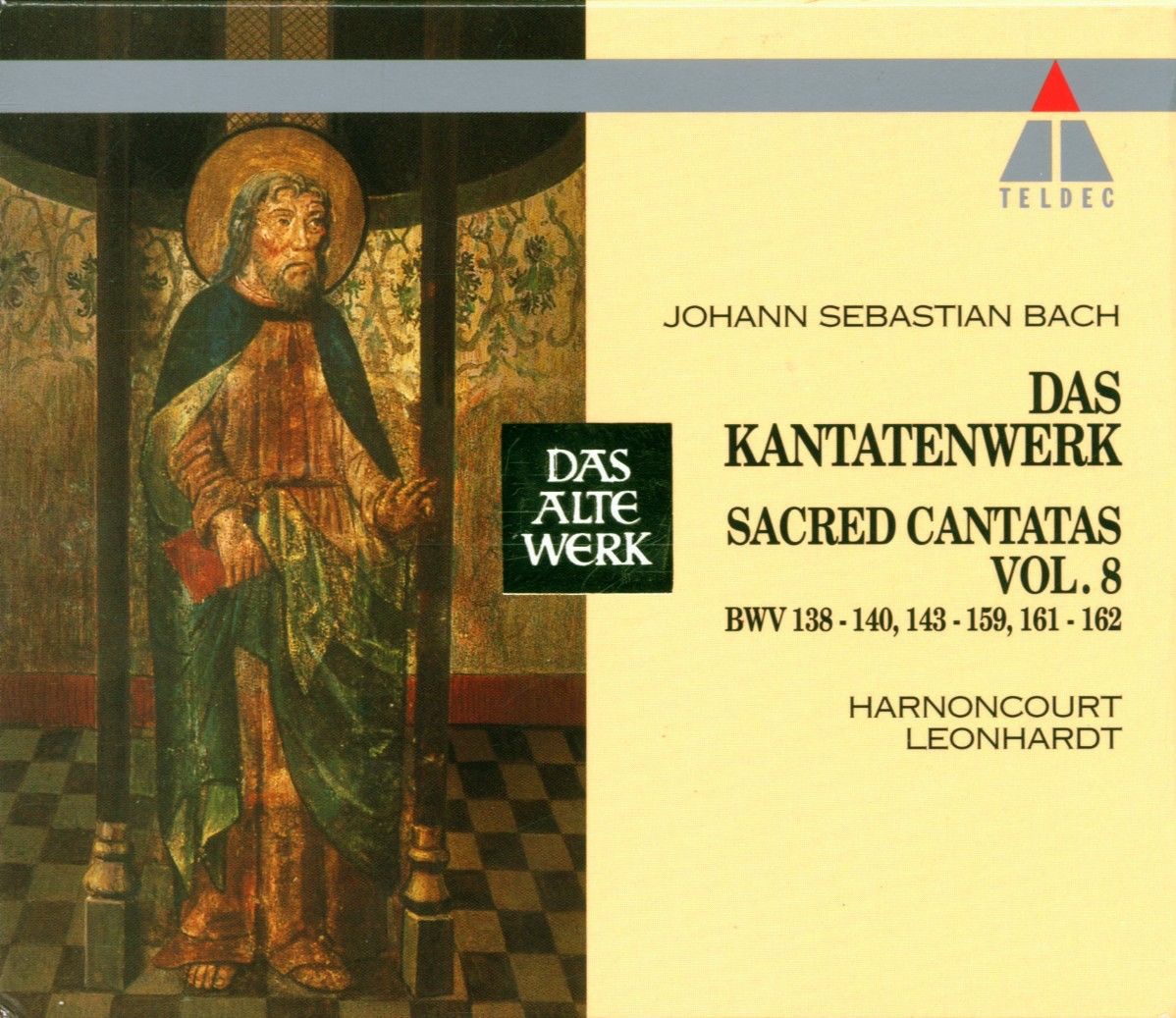 Bach: Sacred Cantatas Vol. 8: BWV 138-140, 143-159, 161-162 album cover