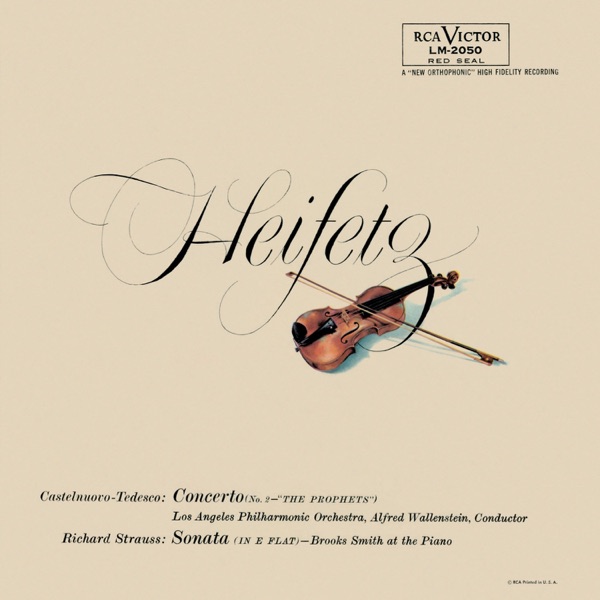 Tedesco: Violin Concerto No. 2, Op. 66 "I profeti" - Strauss: Sonata, Op. 18, in E-Flat album cover