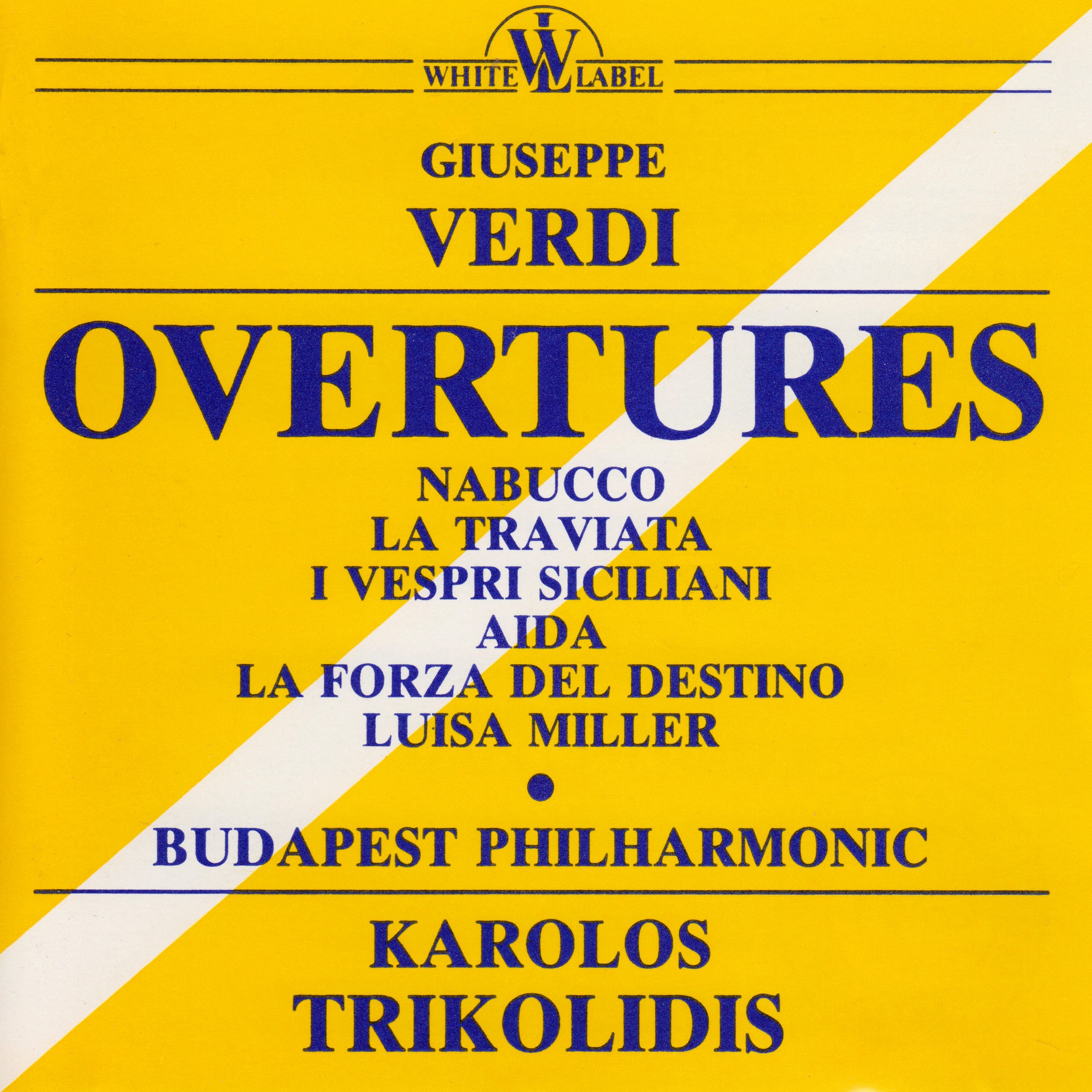 G. Verdi: Overtures album cover