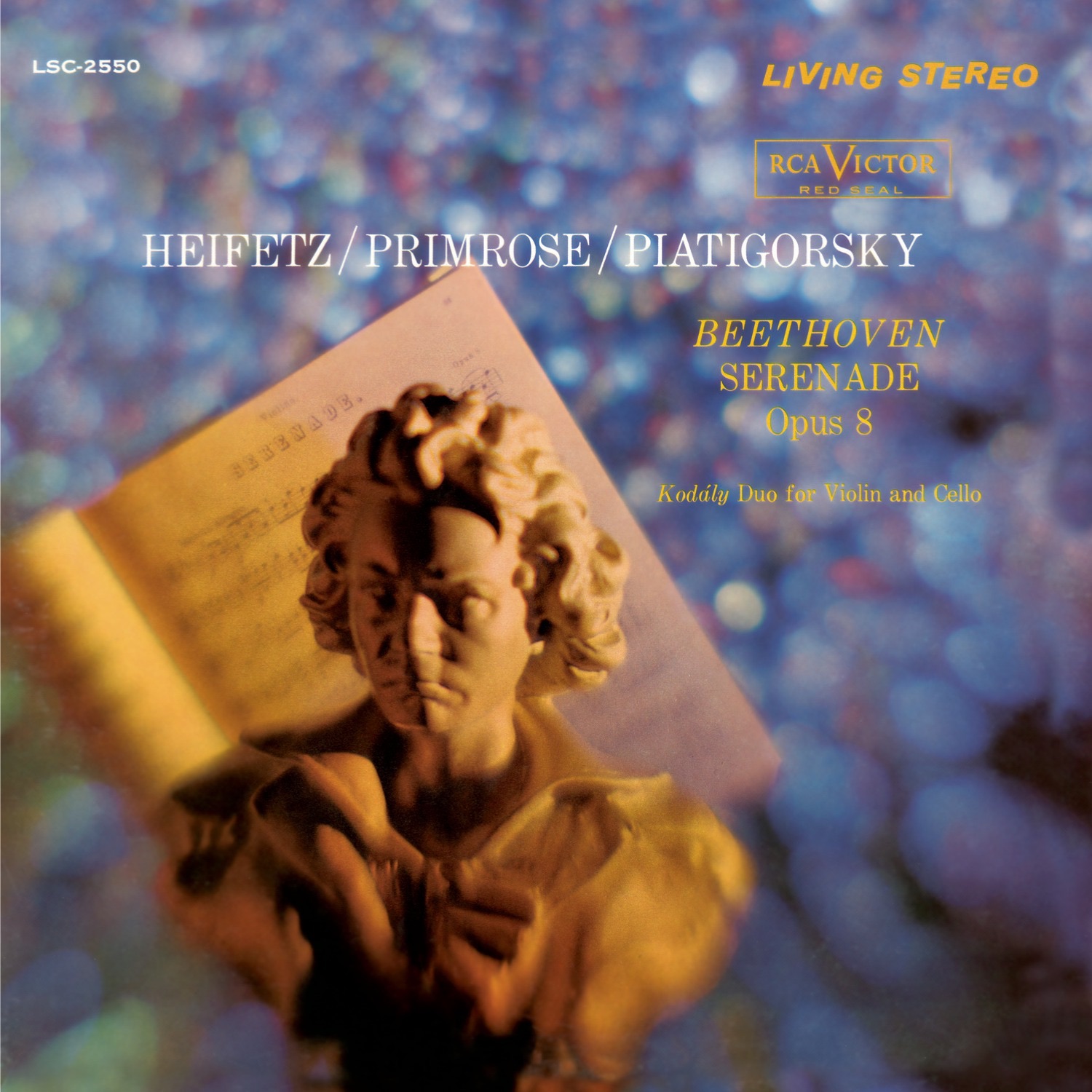 Beethoven: Serenade for String Trio in D Major, Op. 8 - Kodály: Duo for Violin and Cello in D Minor, album cover