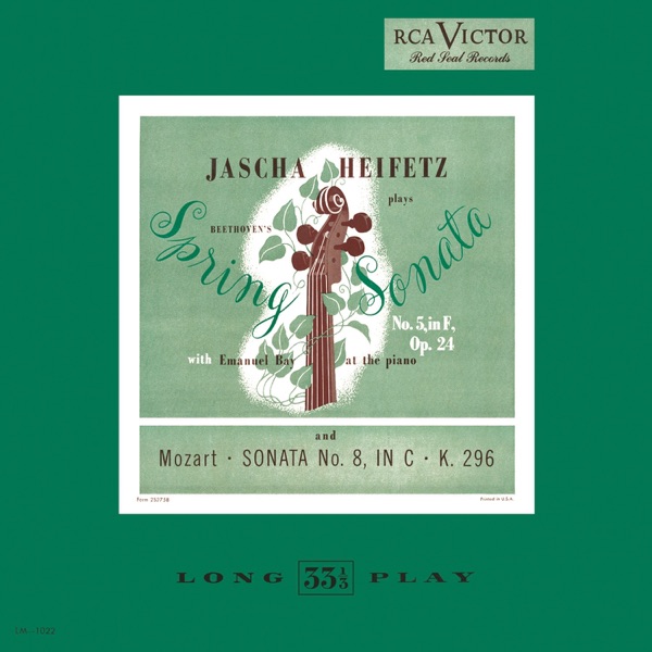 Beethoven: Sonata No. 5, Op. 24 "Spring" in F - Mozart: Sonata No. 8, in C, K. 296 album cover