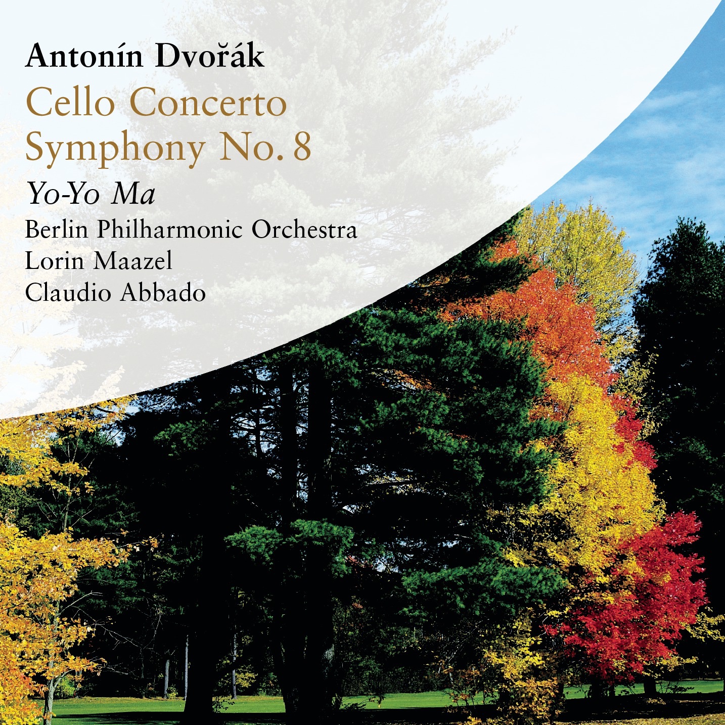 Dvořák: Cello Concerto & Symphony No. 8 album cover