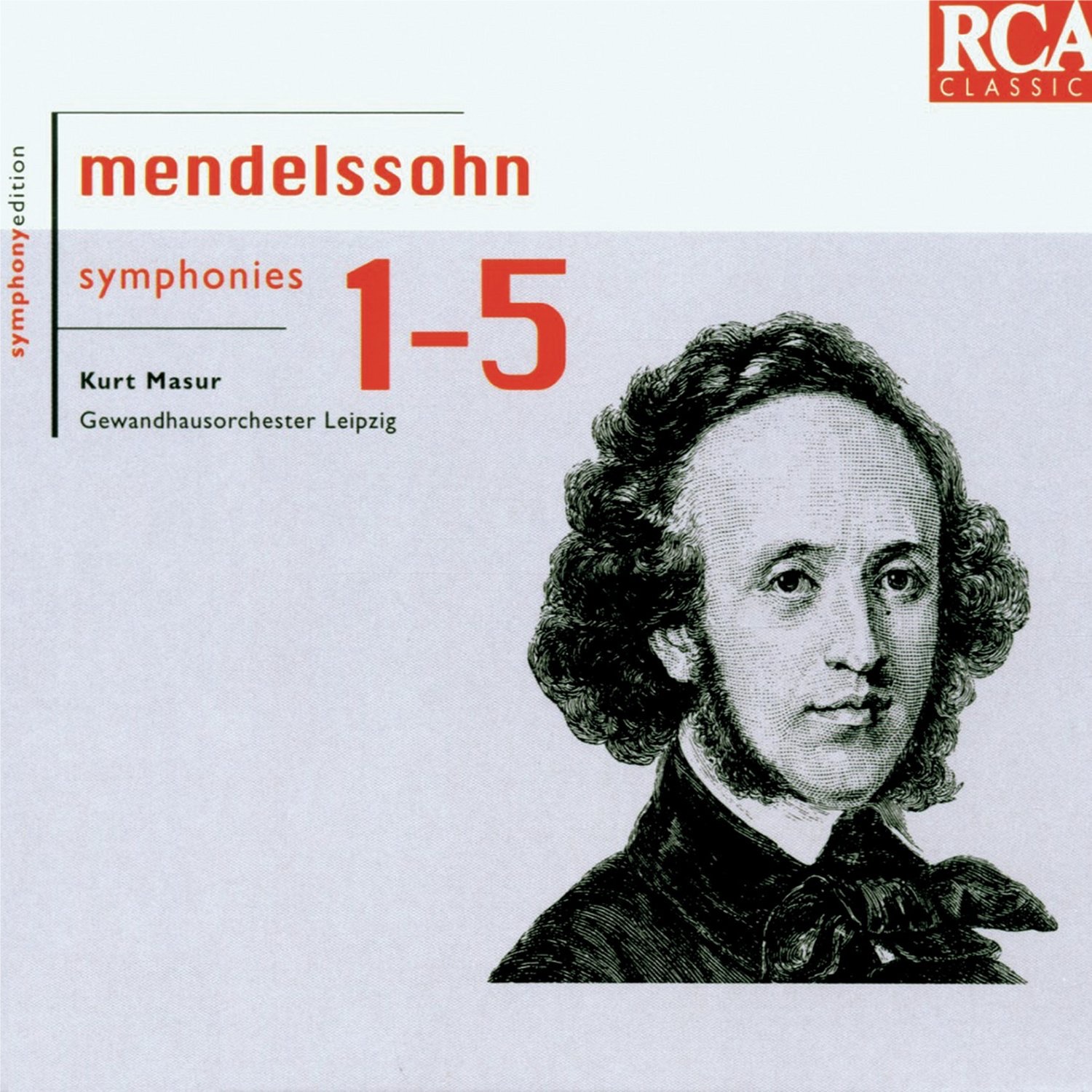 Mendelssohn: The 5 Symphonies album cover