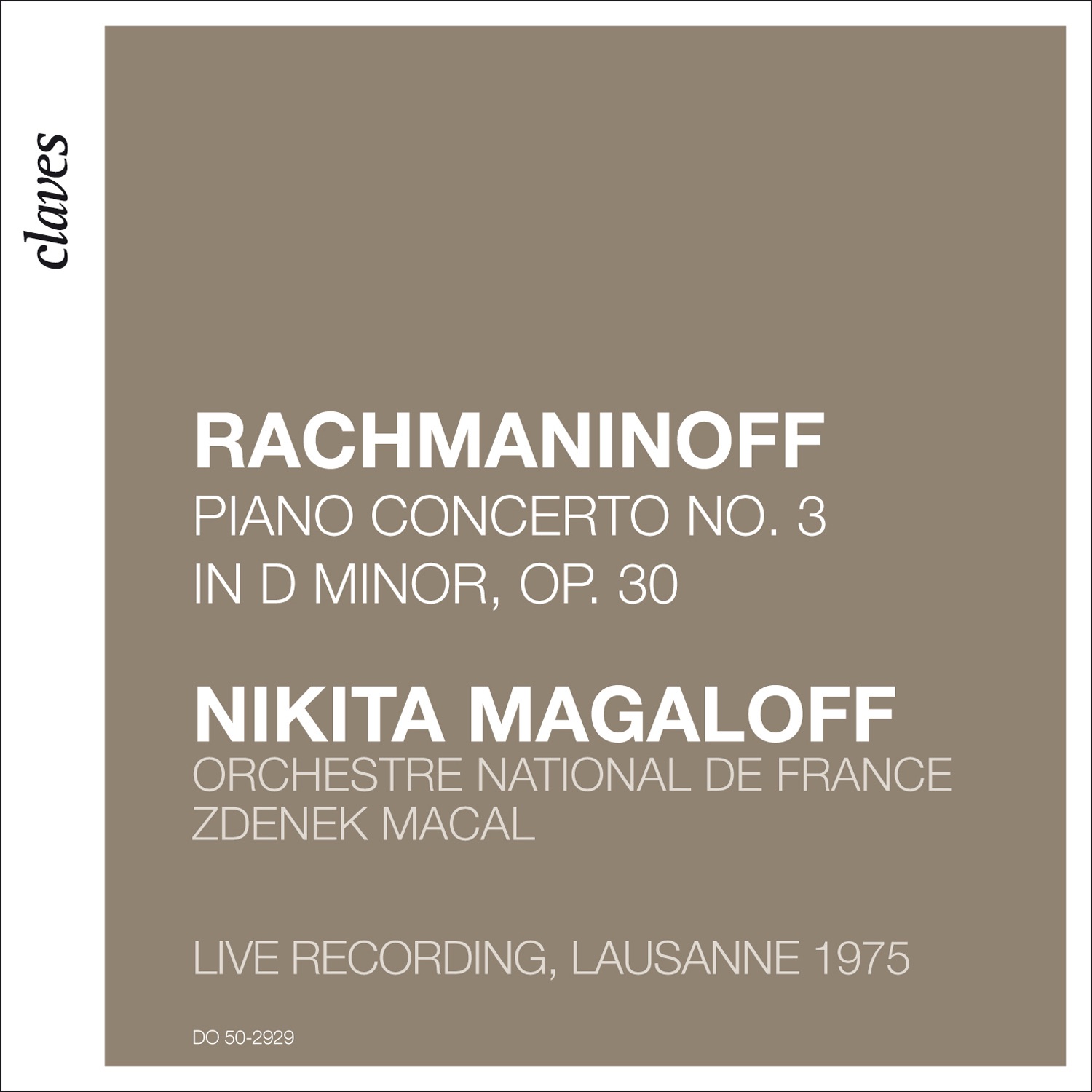 Rachmaninoff: Piano Concerto No. 3 (Live Recording, Lausanne 1975) album cover