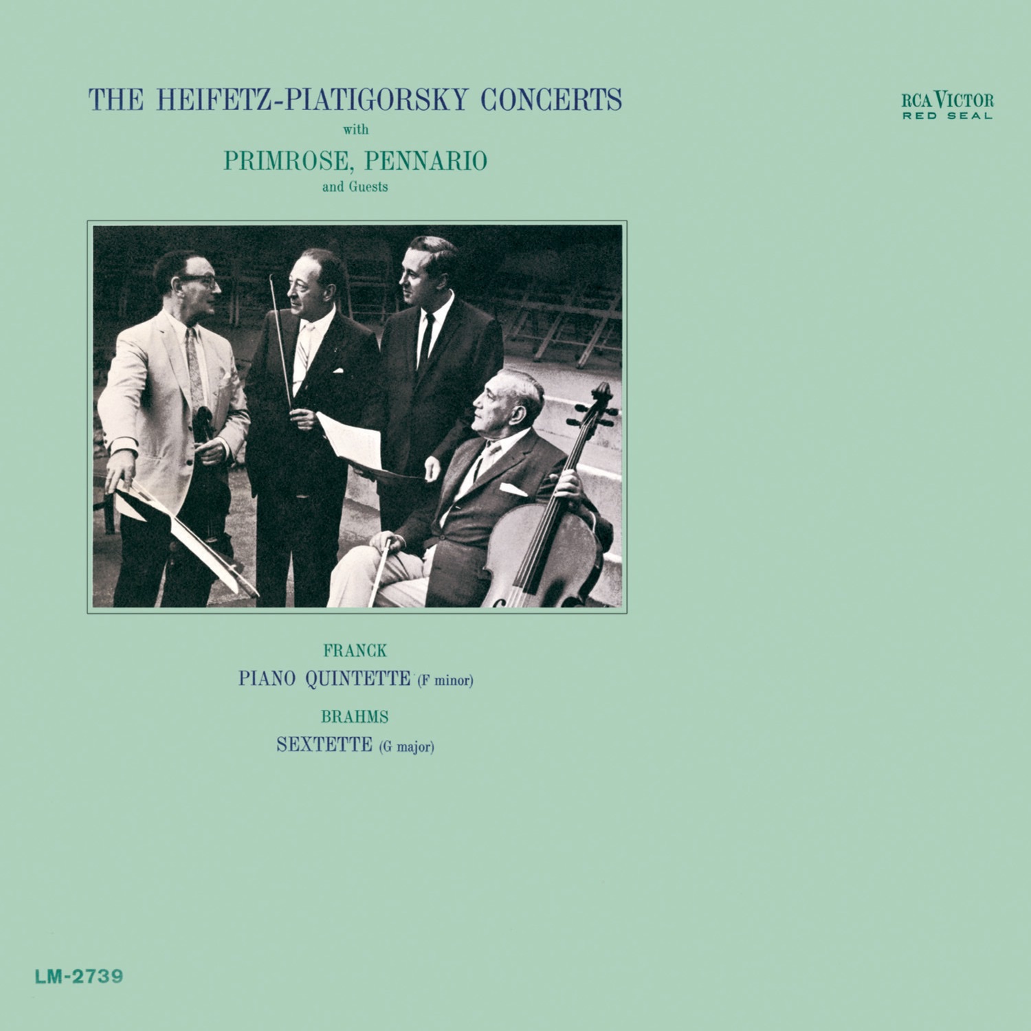 Franck: Quintet in F Minor - Brahms: Sextet, Op. 36, in G album cover