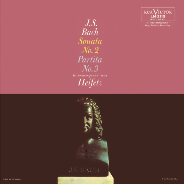 Bach: Sonata No. 2, BWV 1003, in A Minor, Partita No. 3, BWV 1006, in E album cover
