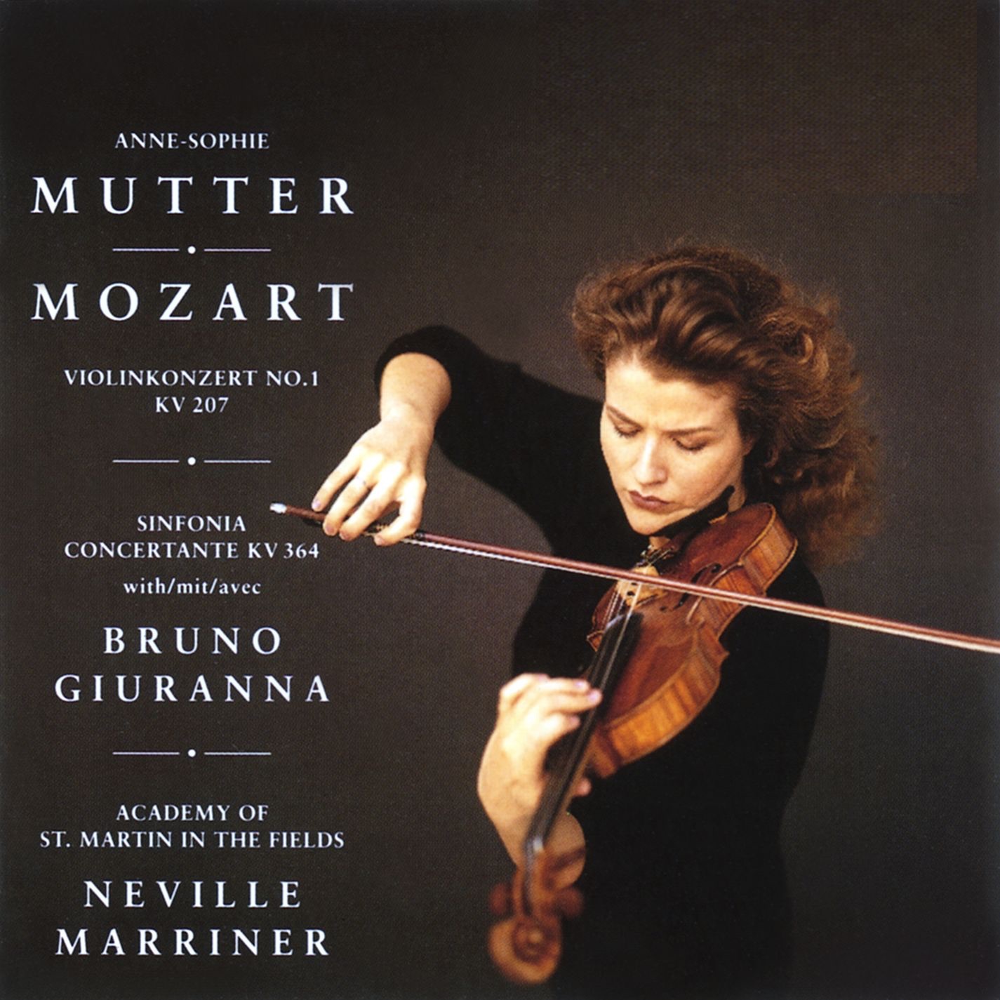 Anne-Sophie Mutter - Mozart: Violin Concerto No. 1, Sinfonia Concertante K. 364 album cover