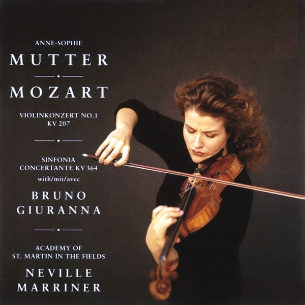 Anne-Sophie Mutter - Mozart: Violin Concerto No. 1, Sinfonia Concertante K. 364 album cover