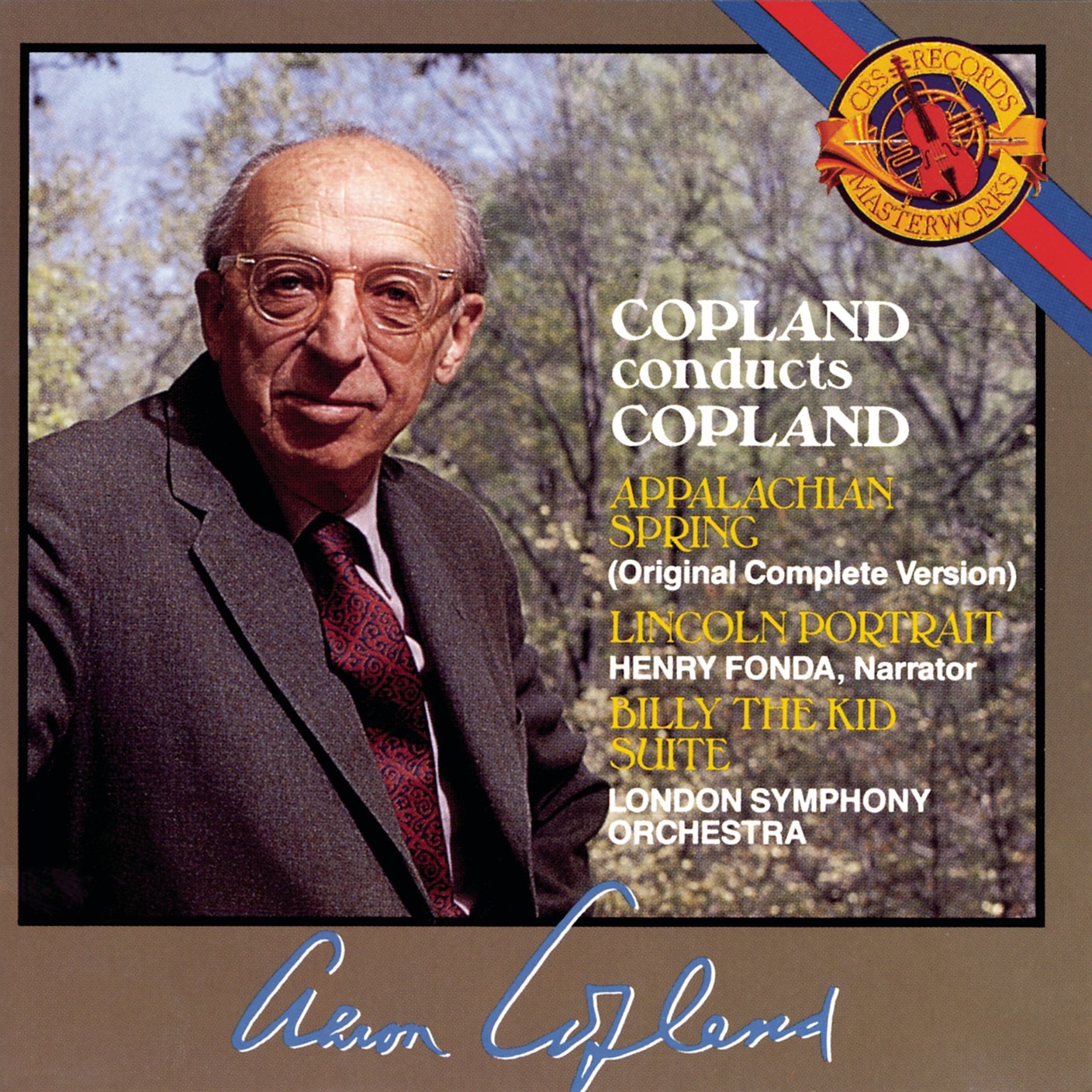 Copland Conducts Copland: Appalachan Spring, Lincoln Portrait, Billy the Kid album cover