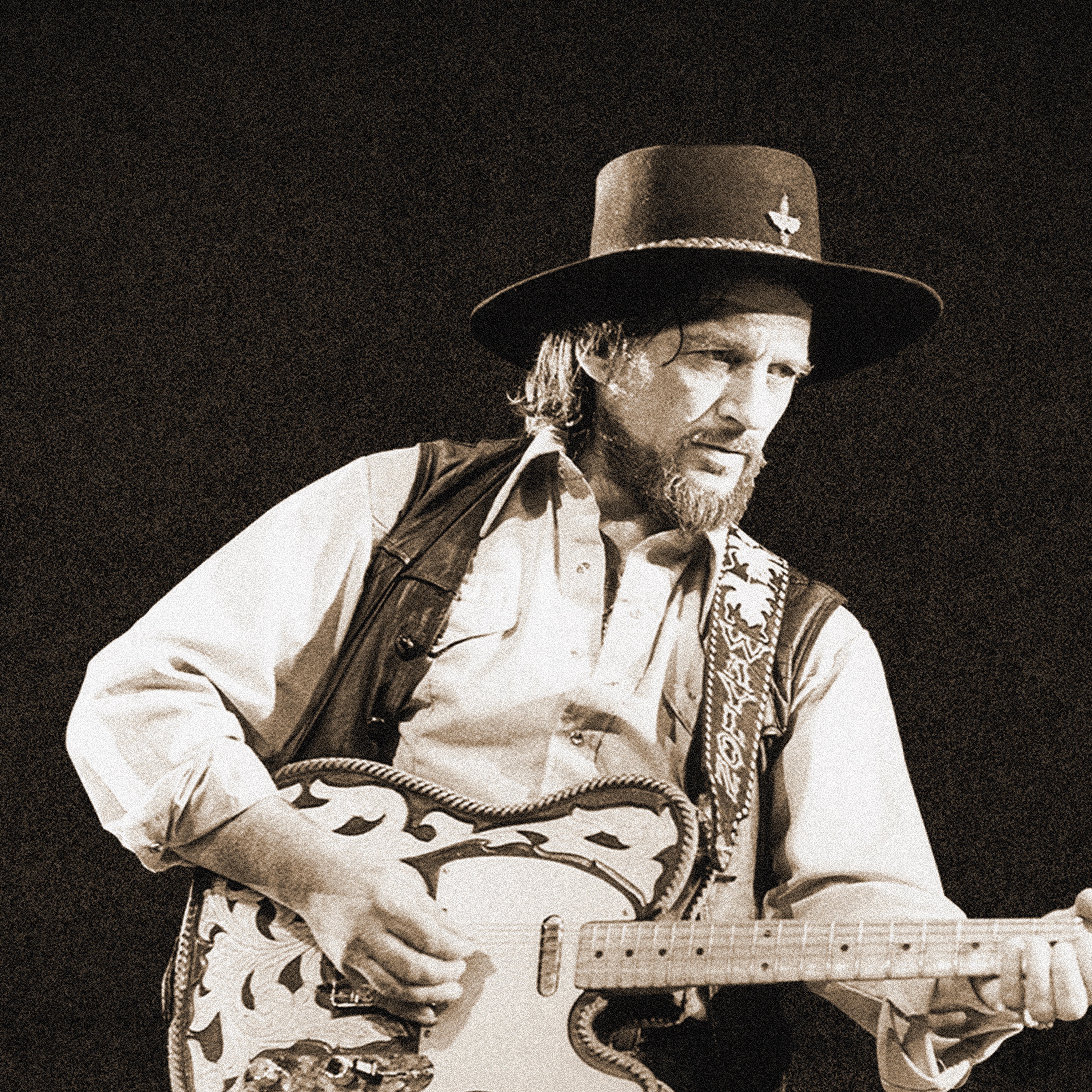 Waylon Jennings Portrait