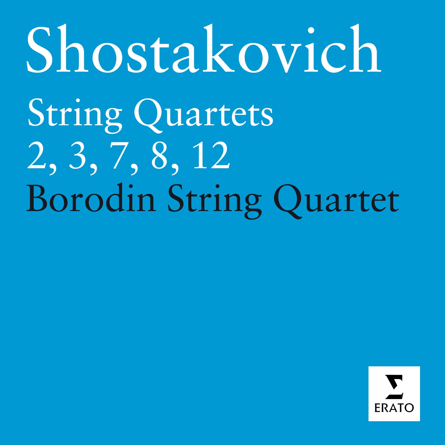 Shostakovich: String Quartets Nos. 2, 3, 7, 8 & 12 album cover