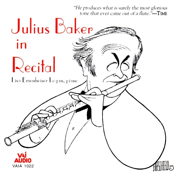 Julius Baker in Recital album cover
