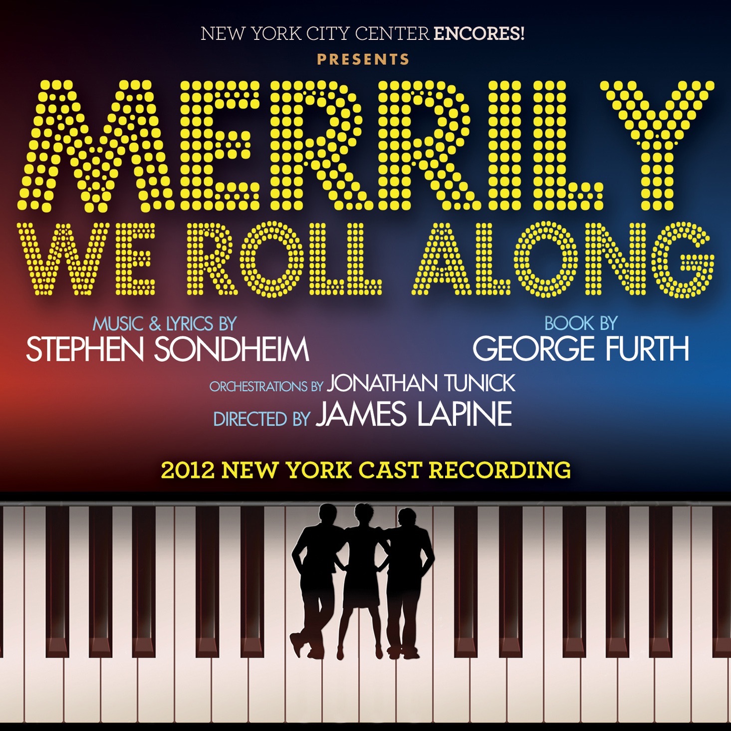 Merrily We Roll Along (2012 New York Cast Recording) album cover