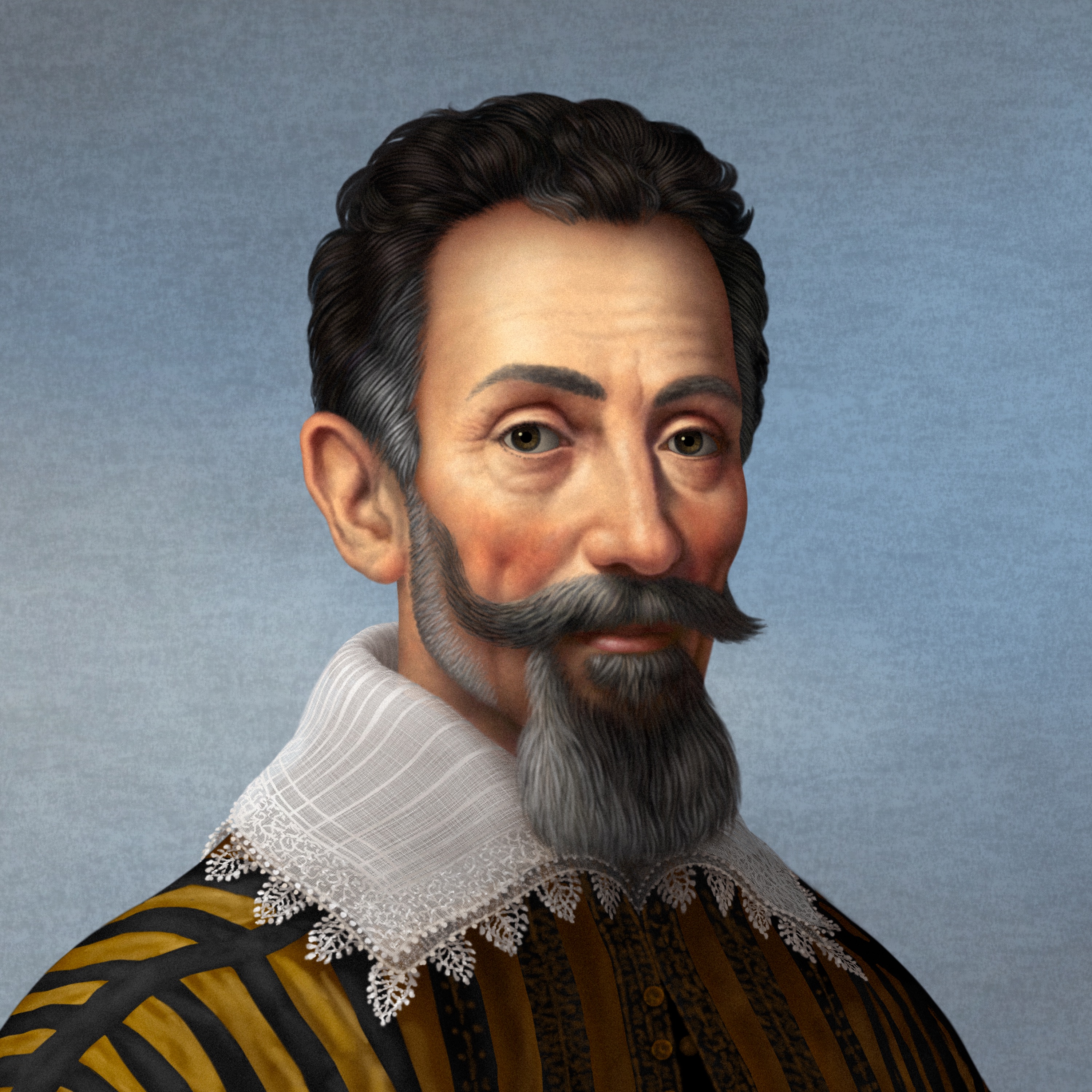 Claudio Monteverdi portrait
