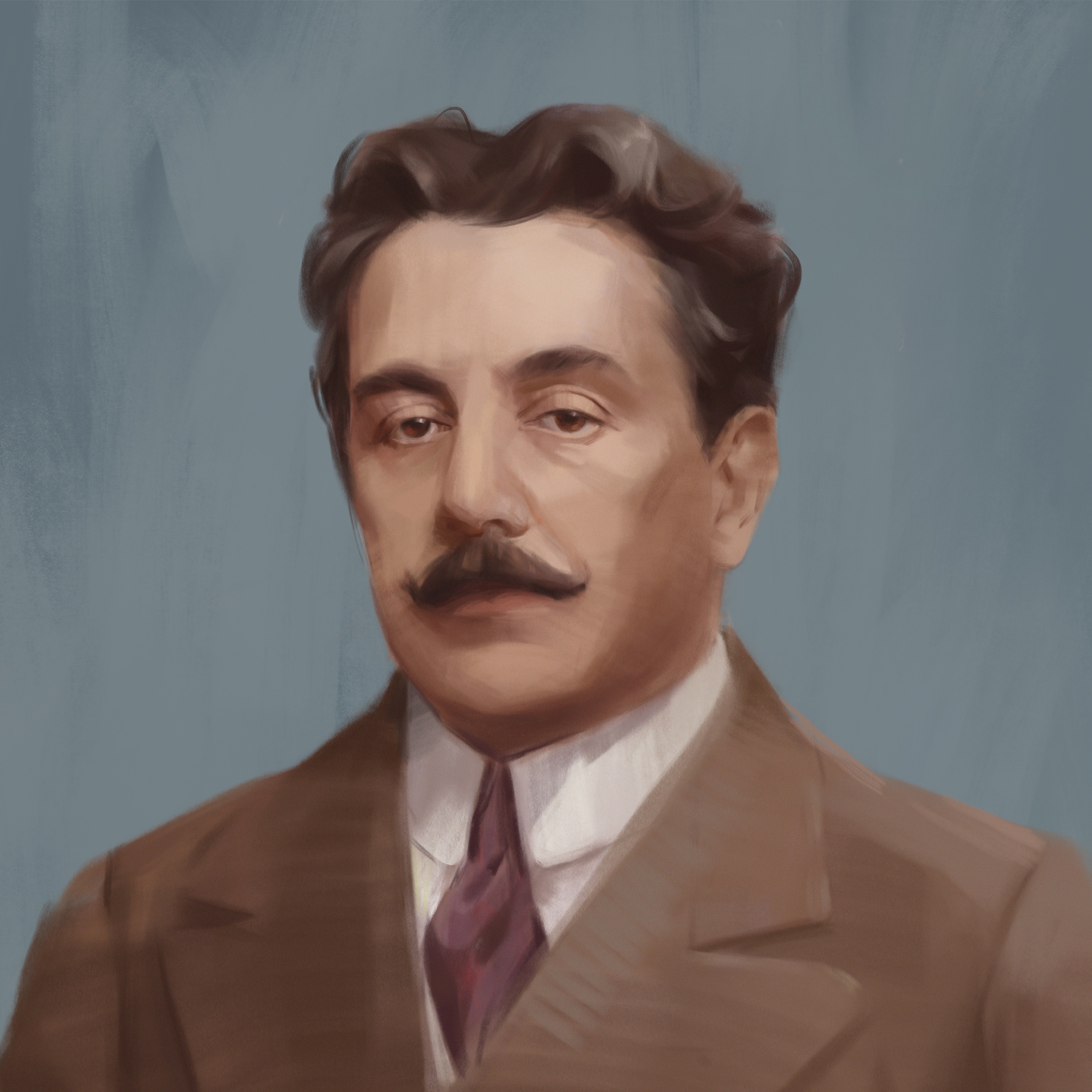 Giacomo Puccini Portrait