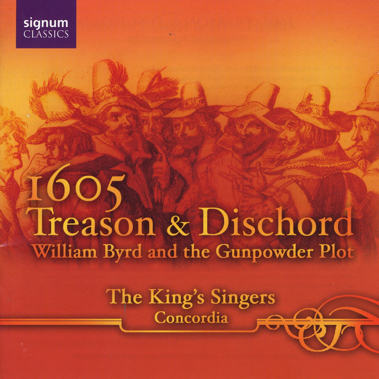 1605 Treason and Dischord: William Byrd and the Gunpowder Plot album cover