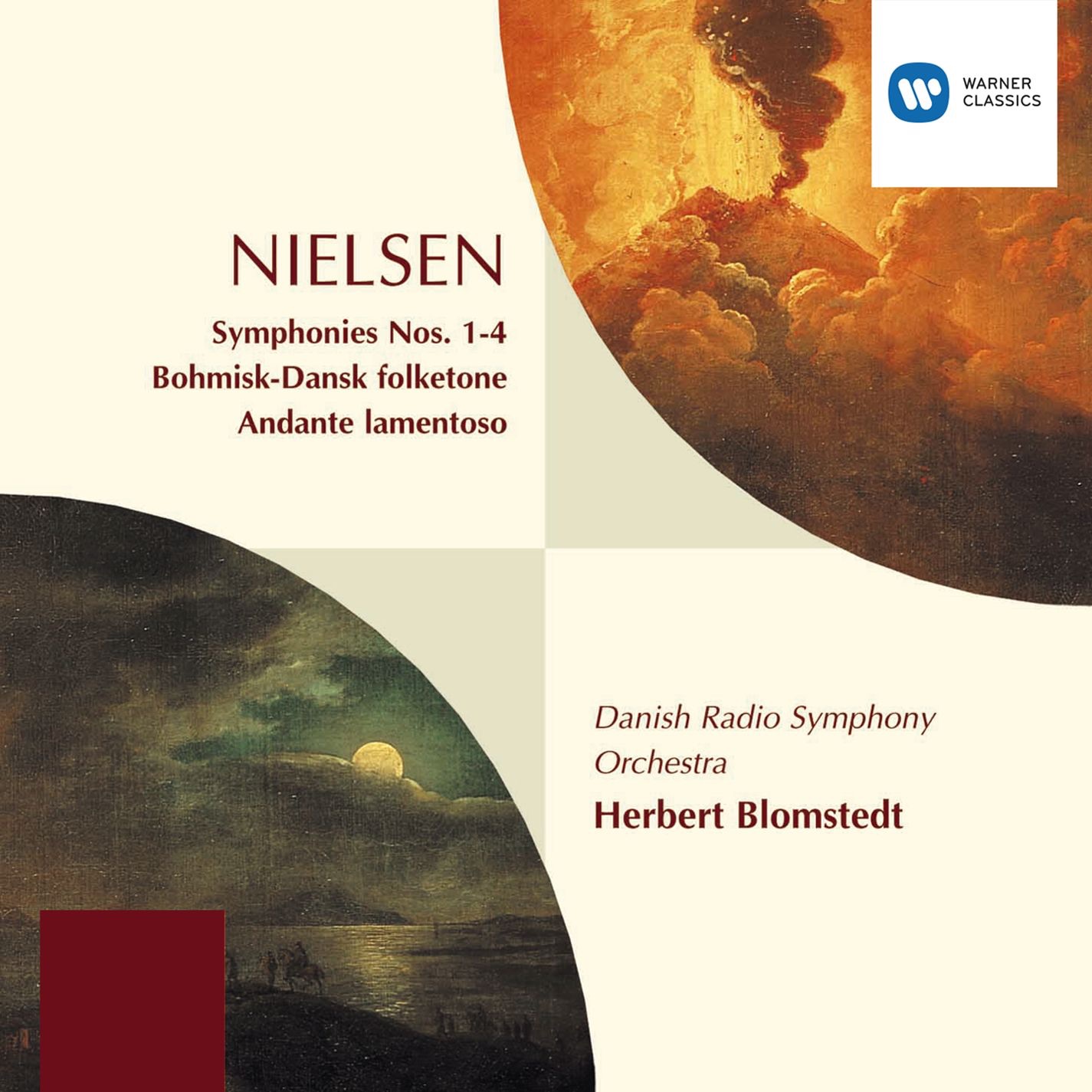 Nielsen Symphonies 1-4 etc album cover