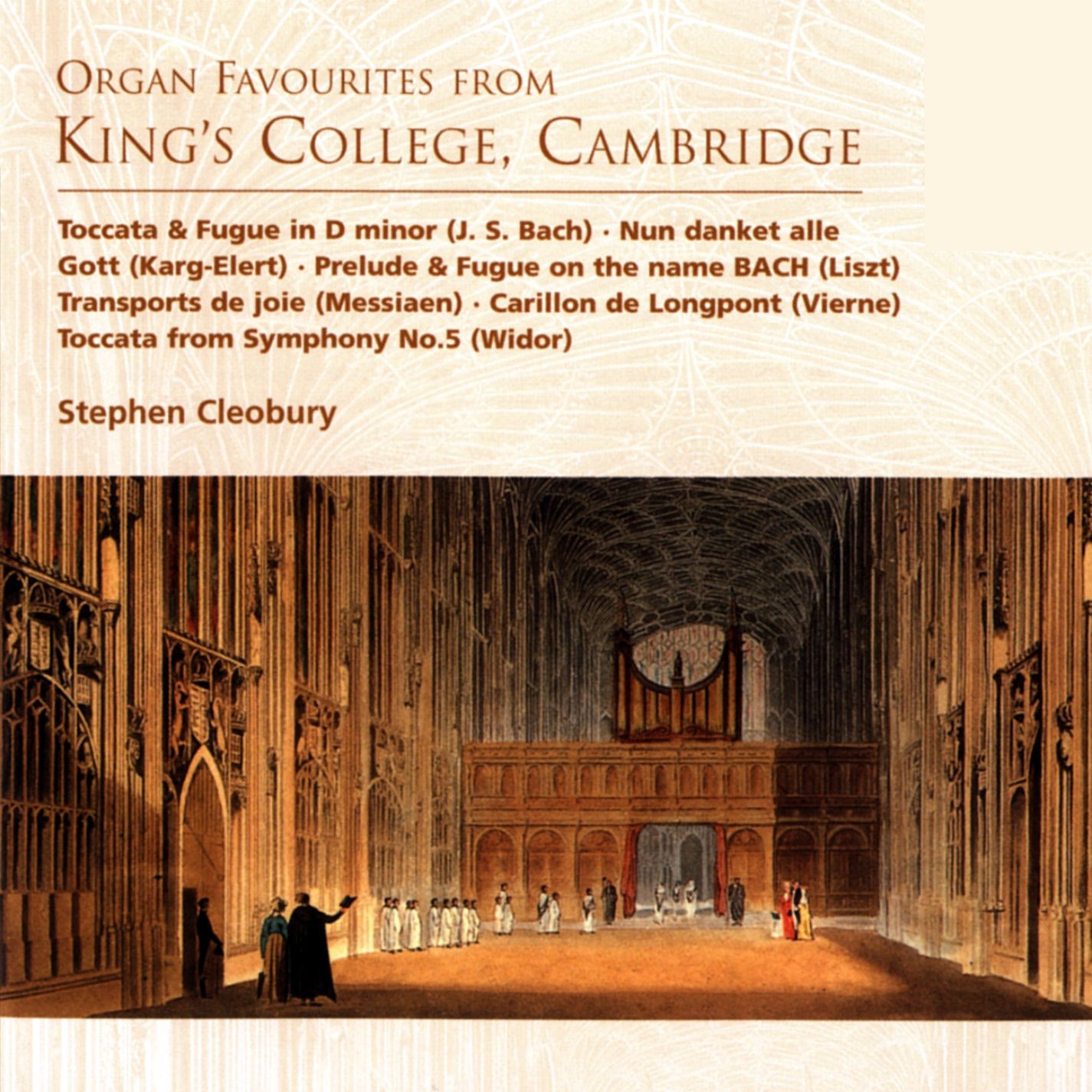 Organ Favourites from King's College, Cambridge album cover