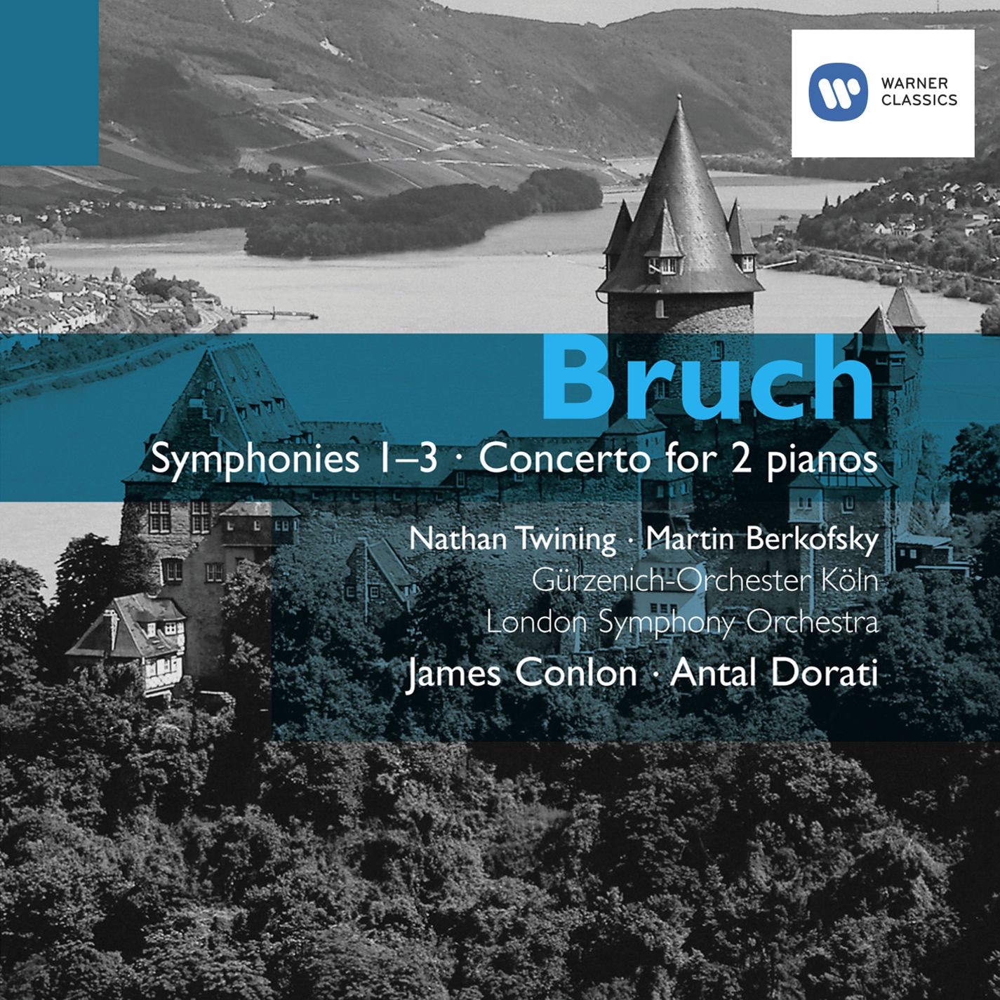Bruch: Symphonies and Concerto for 2 pianos album cover