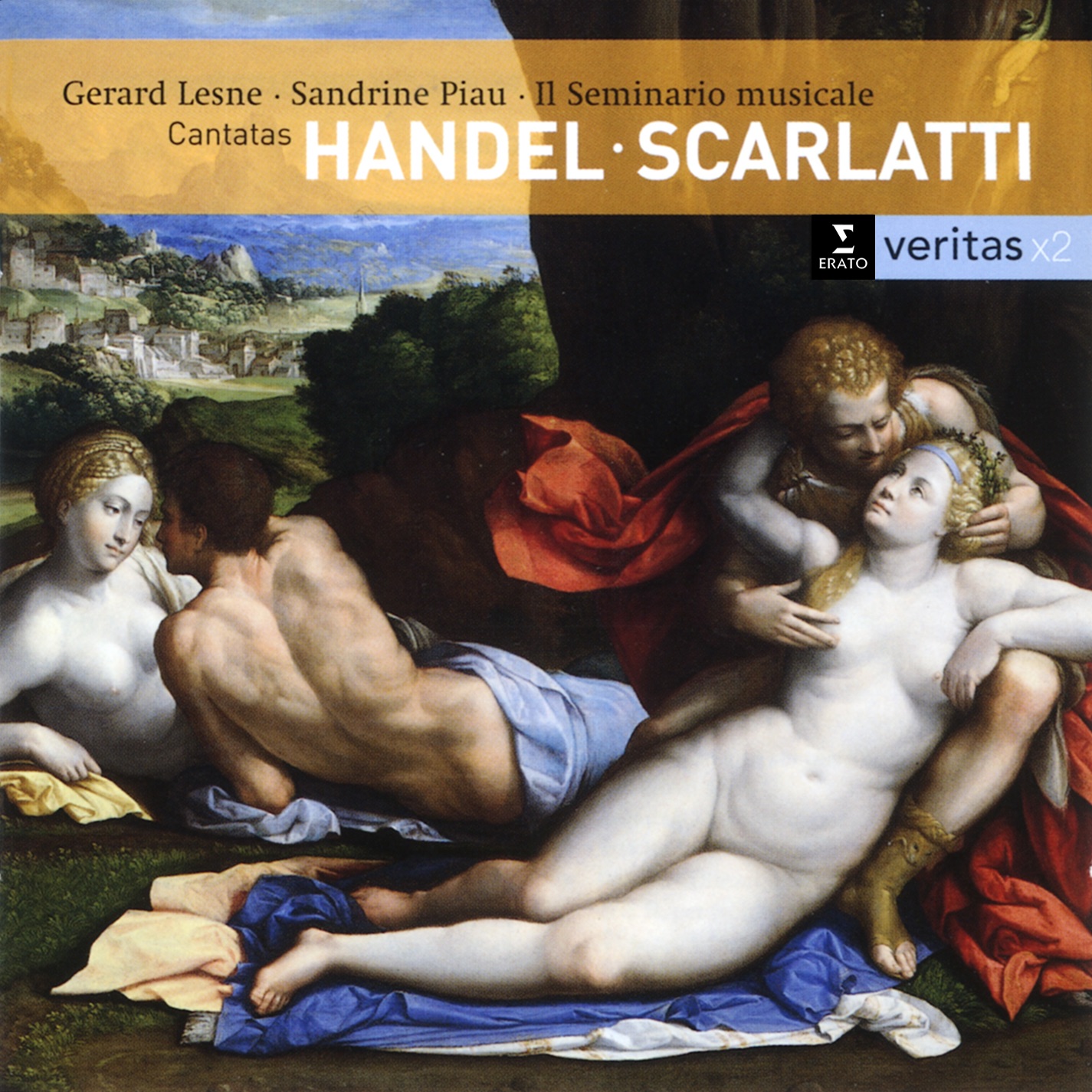 Handel & Alessandro Scarlatti: Italian Cantatas album cover