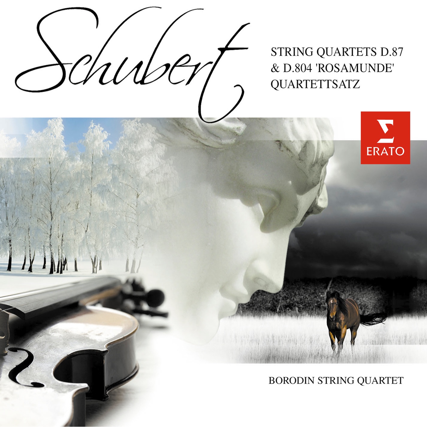 Schubert: String Quartets Nos. 12 'Quartettsatz' & 13 'Rosamunde' album cover