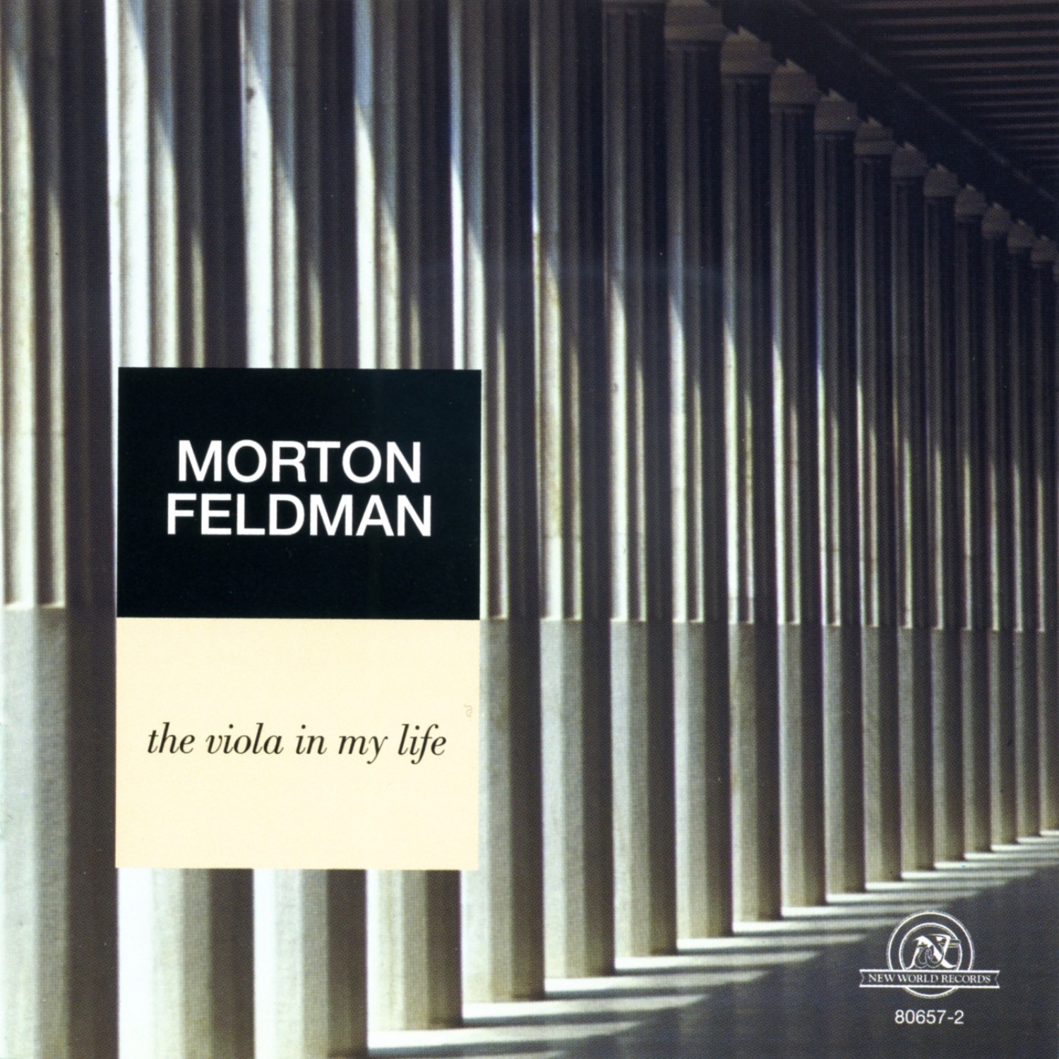 Morton Feldman: The Viola in My Life album cover