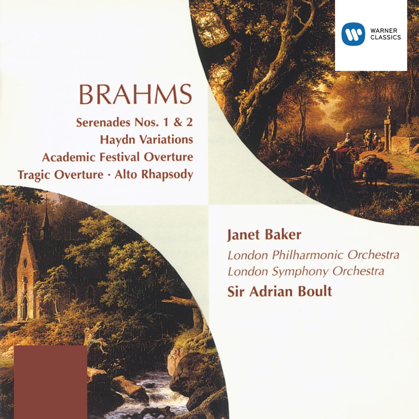 Brahms: Orchestral Works album cover