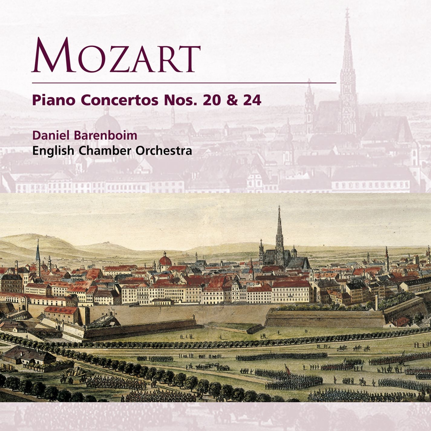 Mozart: Piano Concertos Nos. 20 & 24 album cover