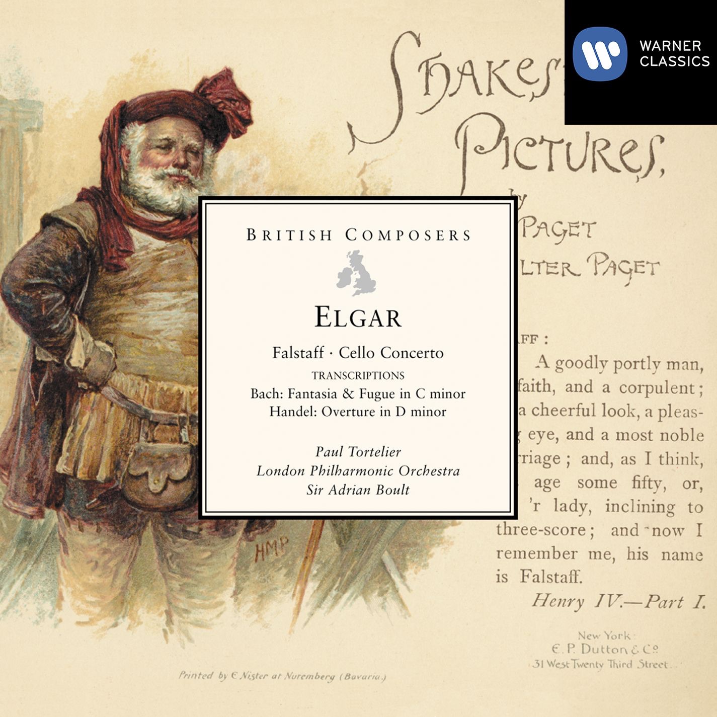 Elgar: Falstaff, Cello Concerto & Transcriptions album cover