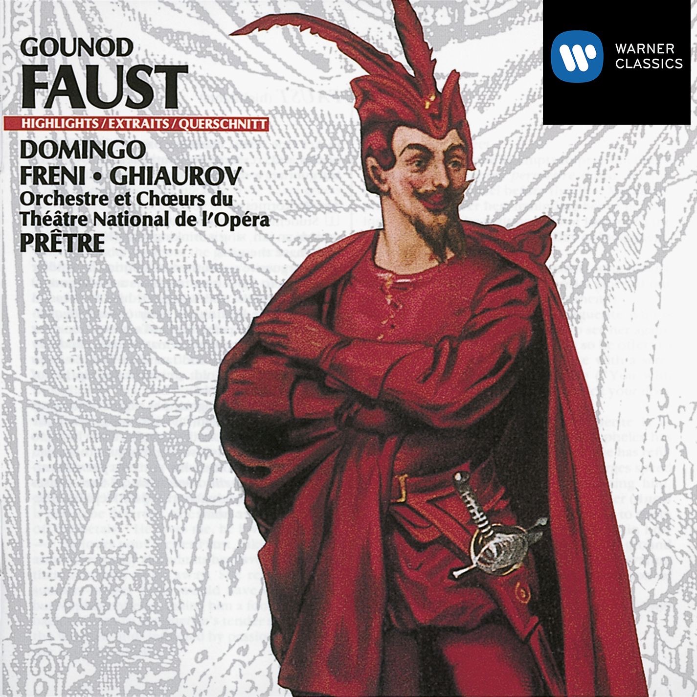 Gounod: Faust - highlights album cover