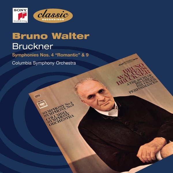 Bruno Walter conducts Bruckner Symphonies Nos. 4 & 9 album cover