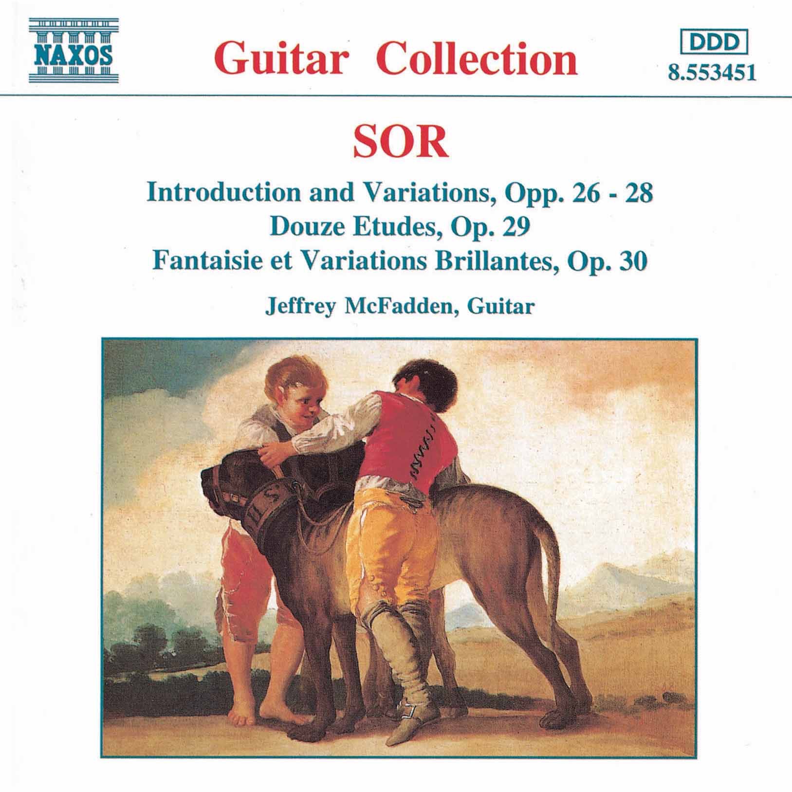 Sor: Introduction and Variations Opp. 26-28 - Etudes Op. 29 album cover