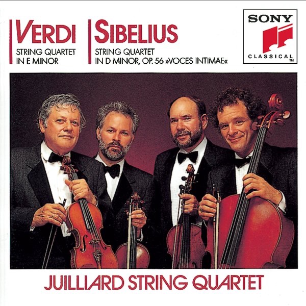 Verdi and Sibelius Quartets album cover