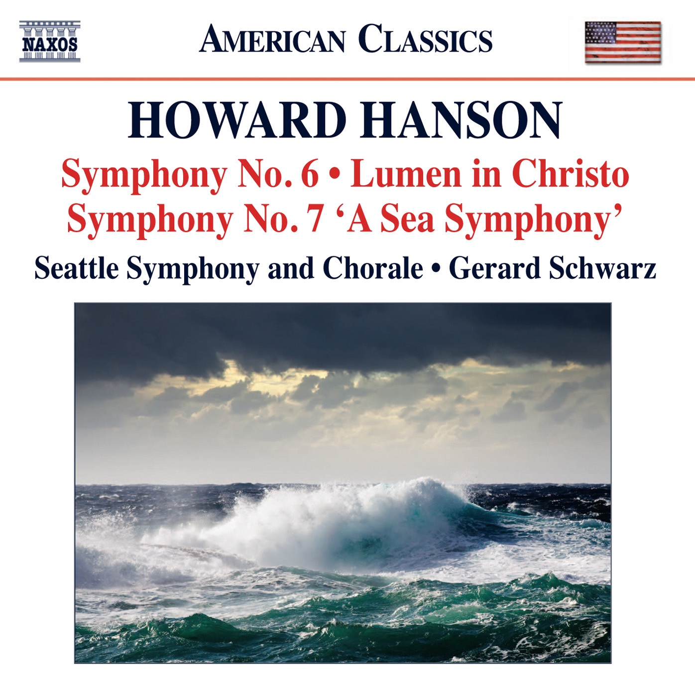Hanson: Symphonies Nos. 6 & 7 - Lumen in Christo album cover