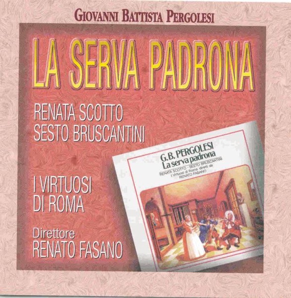 Pergolesi: La Serva Padrona album cover