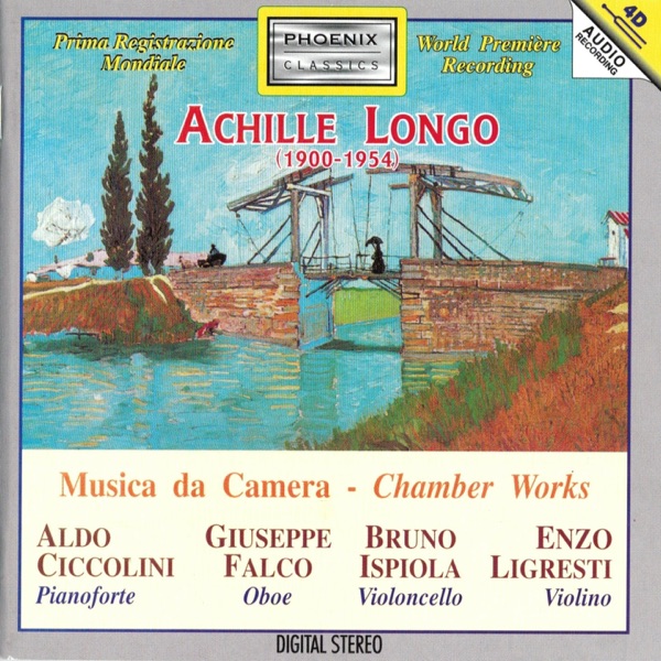 Achille Longo : Musica da camera  (World Première Recording) album cover