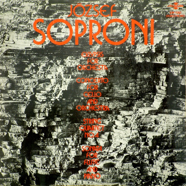 Soproni József művei - Mai magyar szerzők sorozat album cover