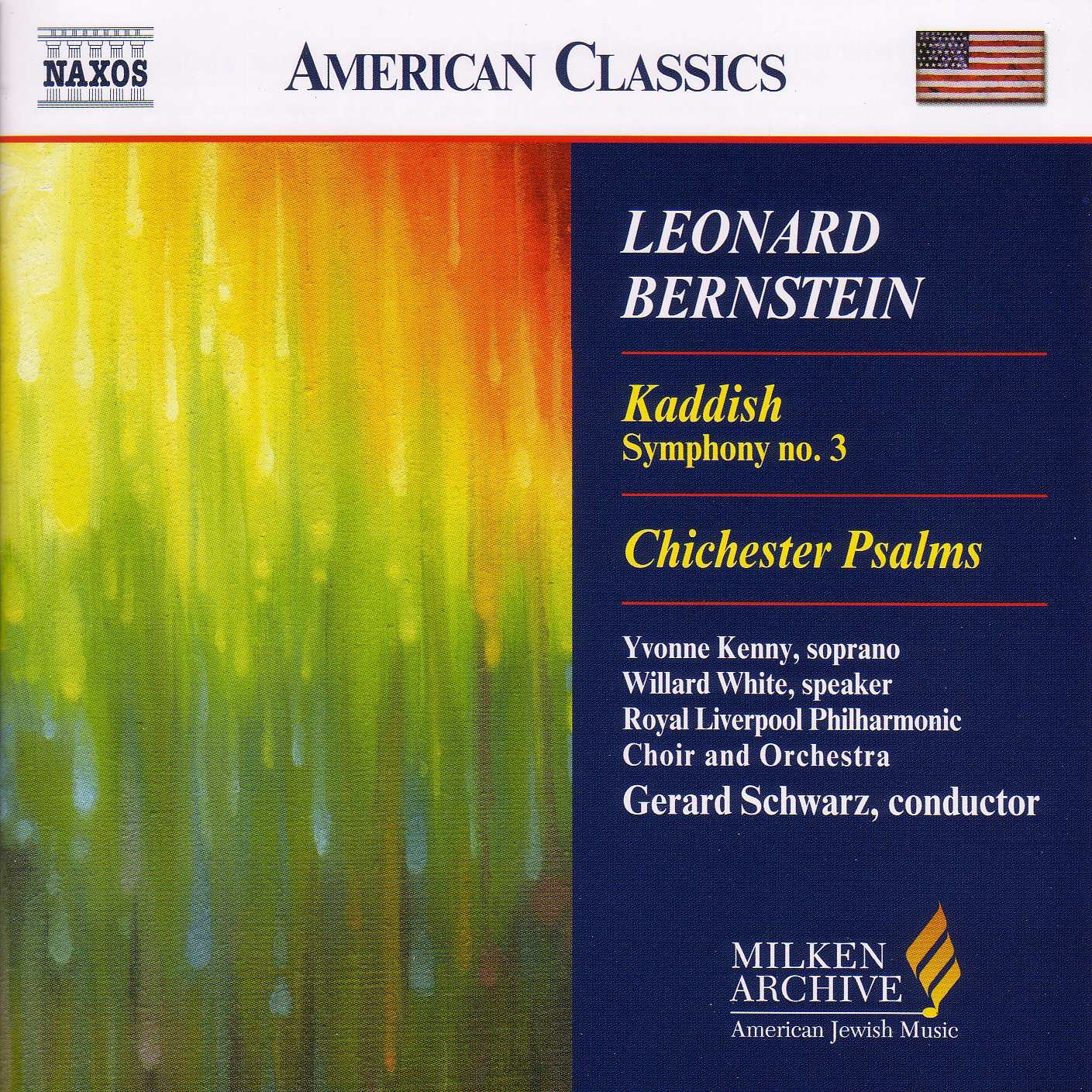 Bernstein: Symphony No. 3, 'Kaddish' - Chichester Psalms album cover