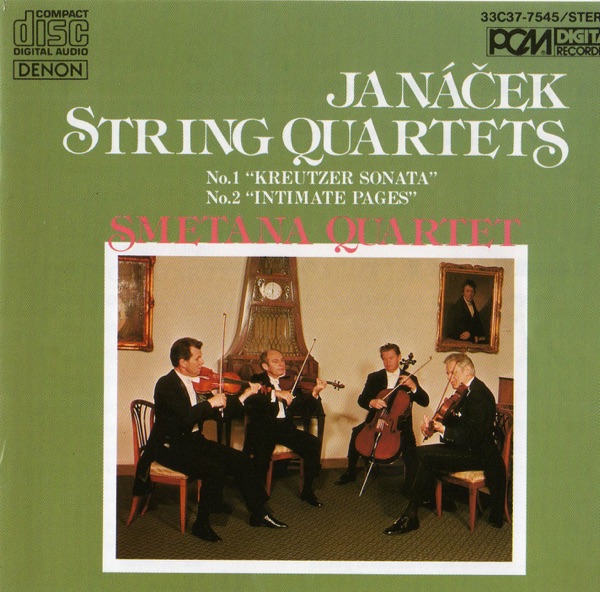 Janácek: String Quartets - No. 1 "Kreutzer Sonata" & No. 2 "Intimate Pages" album cover