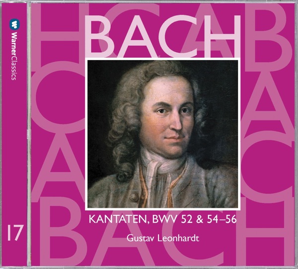 Bach: Sacred Cantatas, BWV Nos. 52 & 54-56 album cover