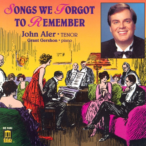 Vocal Recital: John Aler album cover