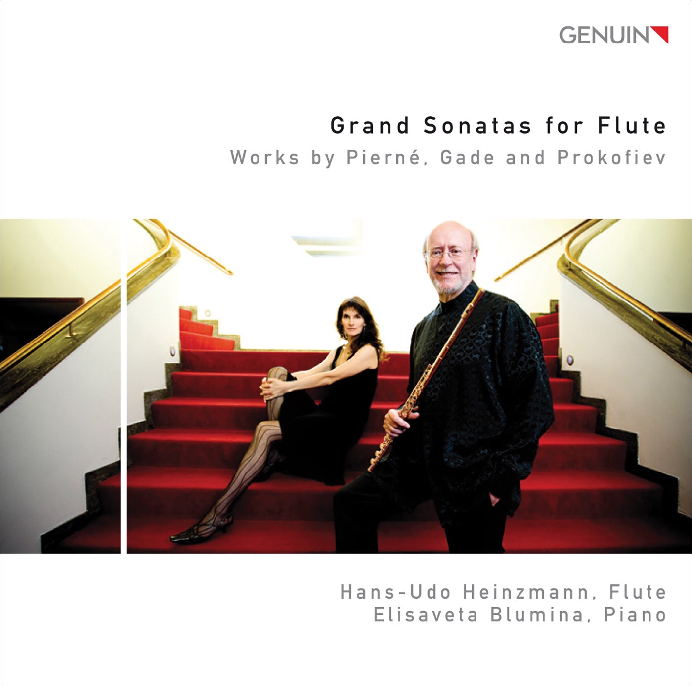 Grand Sonatas for Flute - Works by Pierné, Gade & Prokofiev album cover