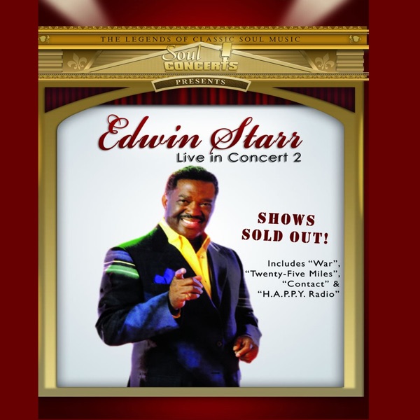 Edwin Starr Live In Concert album cover