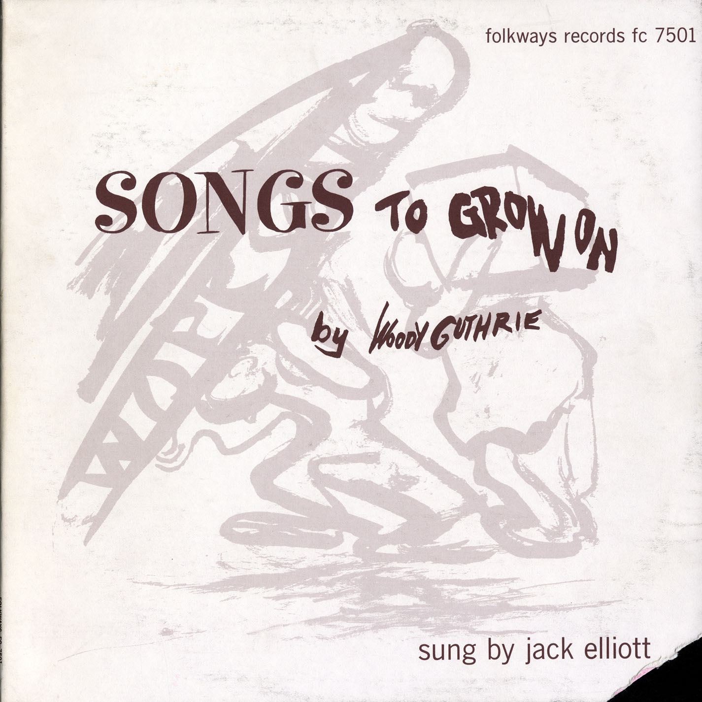 Woody Guthrie's Songs to Grow On album cover