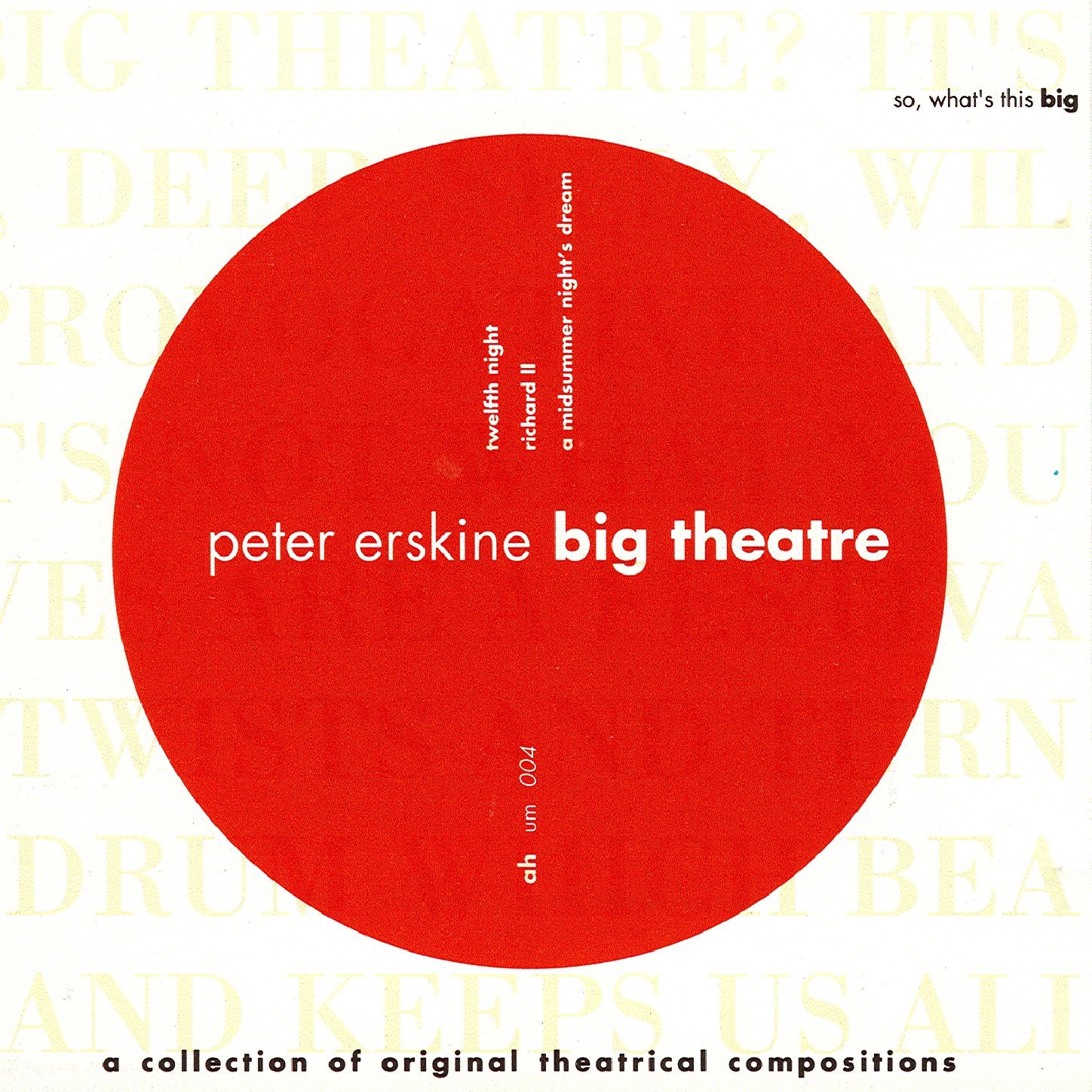 Big Theatre album cover