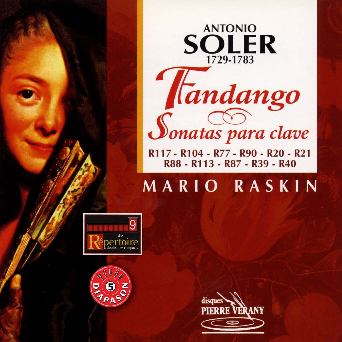 Soler  : Fandango y sonatas para clave album cover