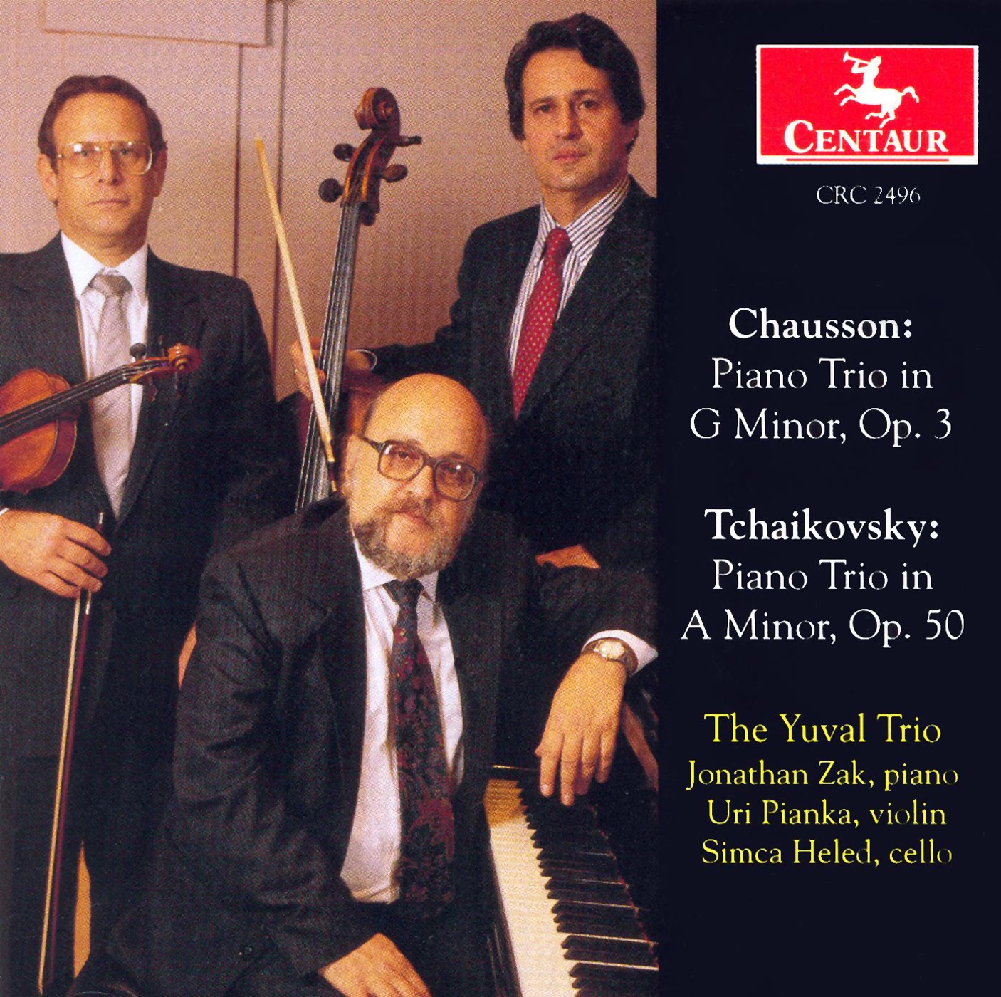 Chausson, E.: Piano Trio, Op. 3 - Tchaikovksy, P.I.: Piano Trio, Op. 50 album cover