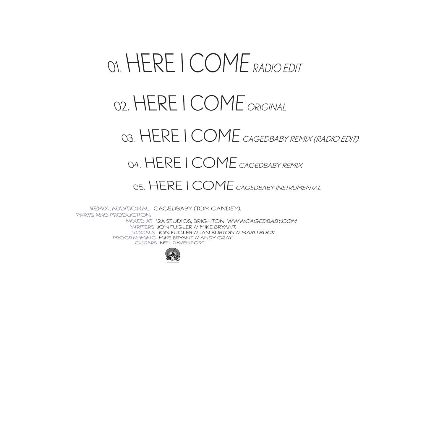 Here I Come - EP album cover